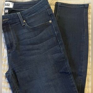 PAIGE Women's Deep Indigo Skinny Jeans